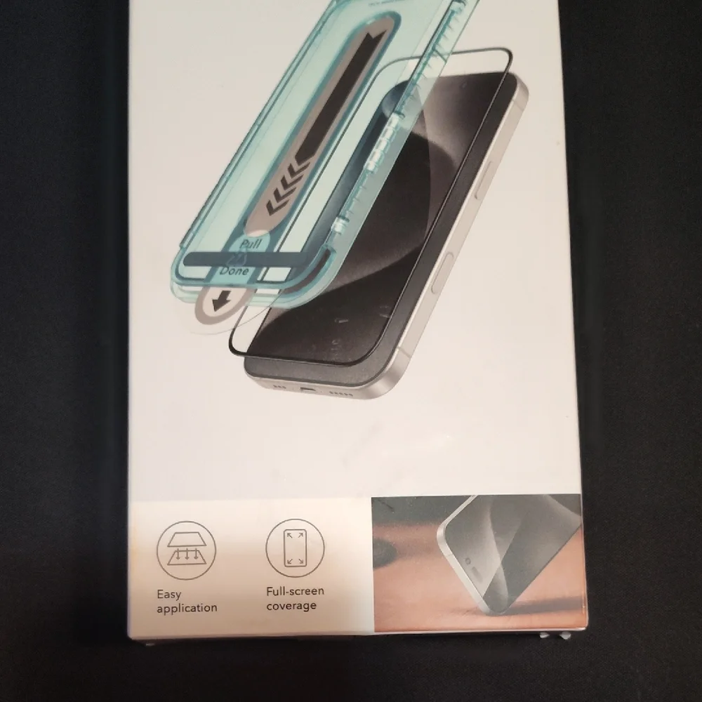 White Tempered Glass Screen Protector for Cell Phones